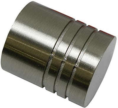 Stijlvolle Metalen Gordijnroede Eindknoppen - 20 mm Diameter