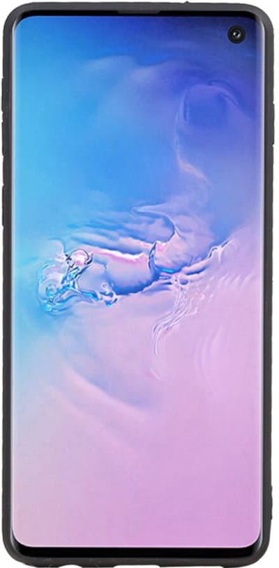 Grip Stand Hardcase Backcover - Telefoonhoesje - Achterkant Hoesje - Geschikt voor Samsung Galaxy S10 - Rood