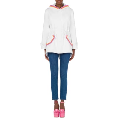 Moschino Outerwear White Size: 40 | Jackets Outlet | Dames | Wit