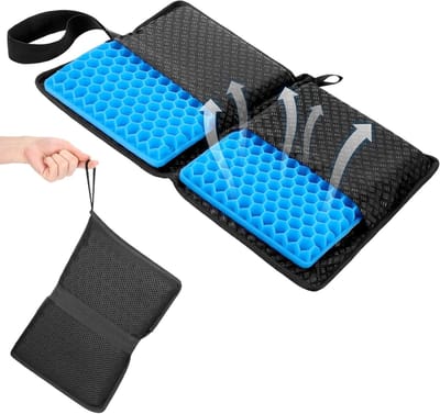 Draagbare en Vouwbare Zitkussen voor Reis, Kantoor, Auto en Camping - Drukverlichting en Comfortabel Design
