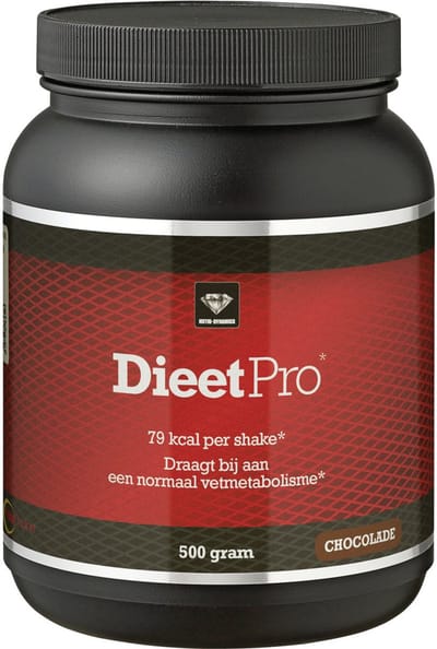 Nutri Dynamics - Dieet Pro - Eiwitshake - Chocolade - 500 gram