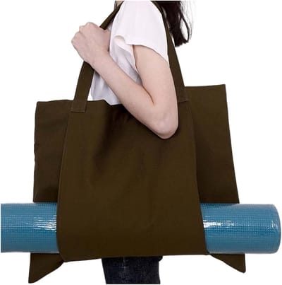 Tas yogamat robuuste tas van katoen linnen voor yogamat