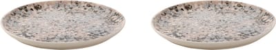 Palmer - Confetti - Bord - 2 stuks - ø 21,5 cm - Roze - Stoneware - Bordenset