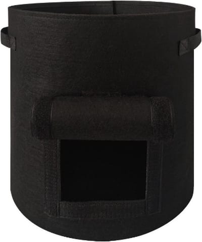 Kweekzak Growbag Grow Bag - Zwart - Medium - Aardappels, Wortels, Uien , Planten - Groentenzak - Groeizak - Plantenzak