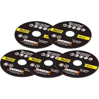 Worx Doorslijpschijf - Multi-materiaal - 50mm - 5 Stuks