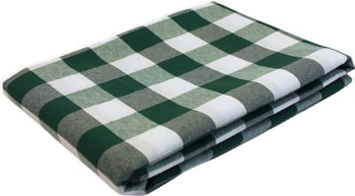 Rond Tafelkleed - Groen-wit geruit 140 cm - Strijkvrij - Brabantsbont - Landelijke stijl