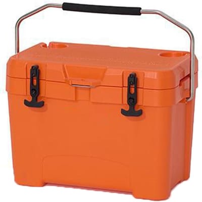 Geïsoleerde Koelbox - Draagbare Koelbox - Buitenactiviteiten - Houdt 72 Uur Koud - 25 Liter Inhoud - Oranje