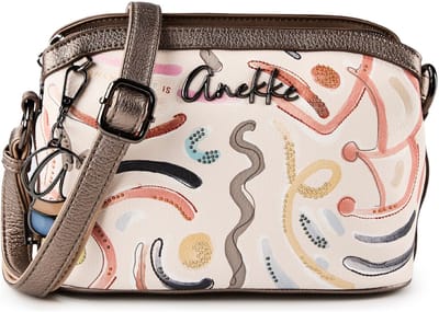 Anekke schoudertas Muse Olympia 3 Compartment Crossbody Bag Multicolor veelkleurig