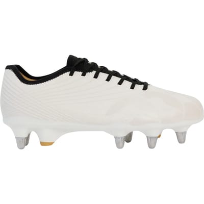 Canterbury Volwassen unisex Stampede Groundbreak Pro Soft Ground Rugbyschoenen (Wit, Zwart)