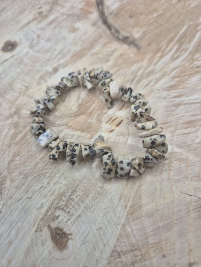 Splitarmband Jaspis Dalmatiér