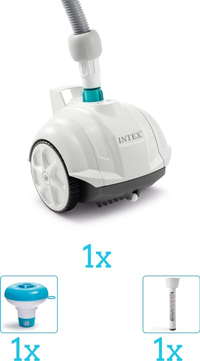 Intex Zwembad stofzuiger ZX50 - Automatisch - 28007 inclusief Thermometer en Chloordrijver