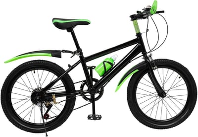 Kinderfiets Mountainbike - Jeugdfiets Fiets - Buiten Avonturen - 7 Versnellingen - 20 Inch - Groen