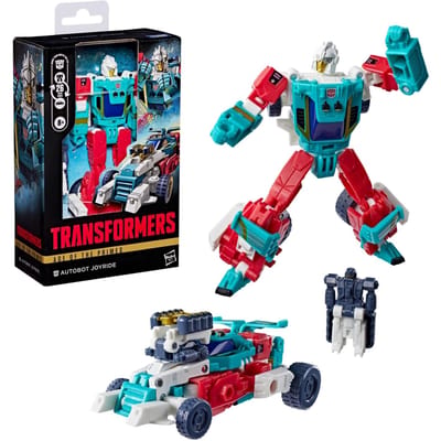 Transformers Age of the Primes Autobot Joyride, Deluxe Class 13 cm Converting Action Figure, Robot Toys for Ages 8+