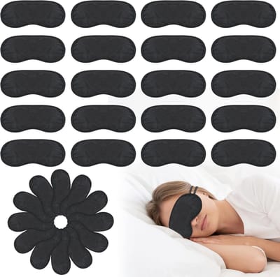 40 Stuks Oogmaskers voor Slaap - Ideaal voor Reizen, Vliegtuig, Hotel en Feesten - Comfortabele Blinddoeken voor Volwassenen en Kinderen