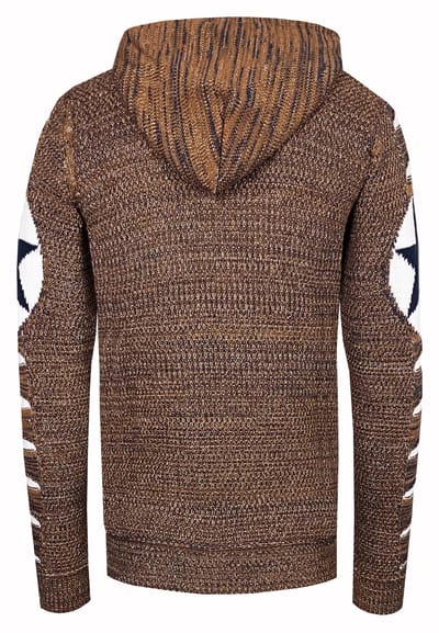 Grof gebreide hoodie
