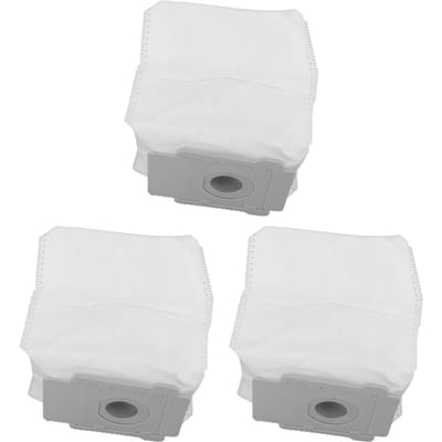 3 Stuks Stofzuigerzakken Vuilafvoerzakken Vervangingsonderdelen voor Roomba I7 I3 E5 E6 S9 gray