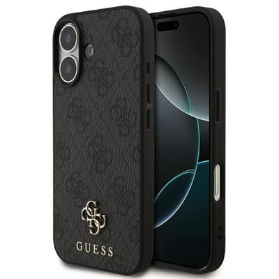 Guess Back Cover Case - iPhone 17 - Zwart - MagSafe-compatibel - Slanke bescherming & verbeterde grip