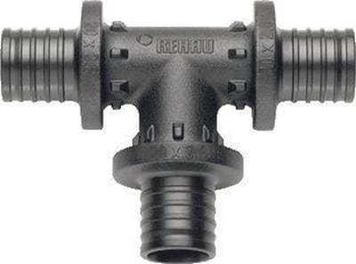 Rehau Rautitan T stuk PX verloopdoorgang 32x32x20mm