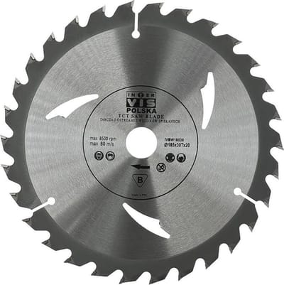 Cirkelzaagblad 185 x 20 mm voor Hout - 30 Gekantelde TCT-tanden