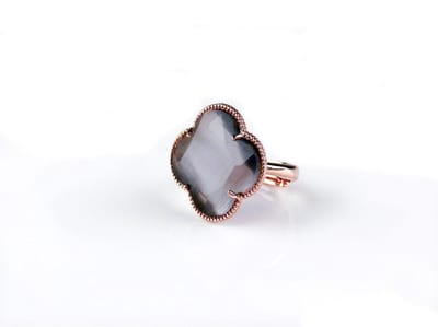 model Fiori ring in zilver roze verguld grijs