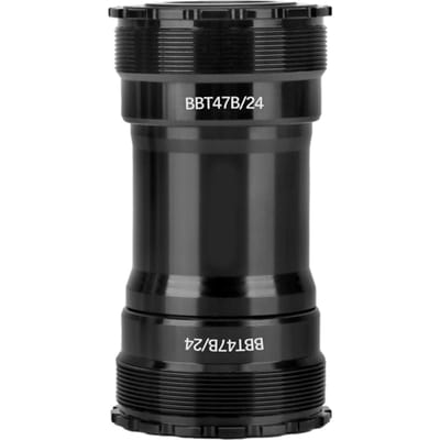 T47 Fietslager Trapas 24mm As Compatibel met Race- en Mountainbikes Steel Bearing black