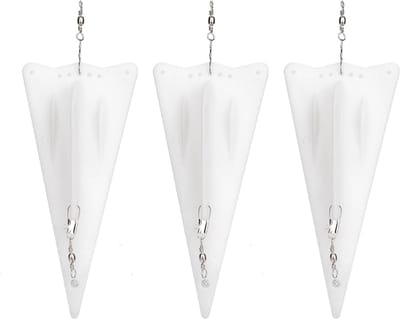 3 Stuks Trolling Plank voor Vissen - Duikplank van Plastic, Inline Trolling Accessoire voor Efficiënt Vissen, Ideaal voor Diepzeevissen en Sportvissen
