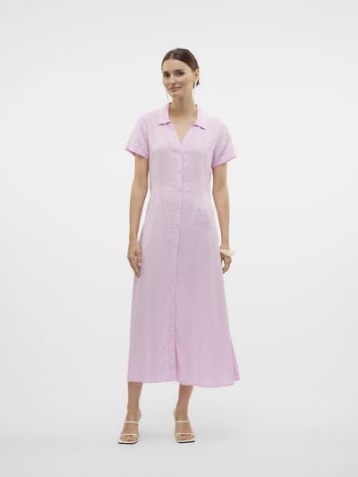 VERO MODA - VMLINN SS 7/8 VOLUME DRESS WVN - Dames - Maxi jurken