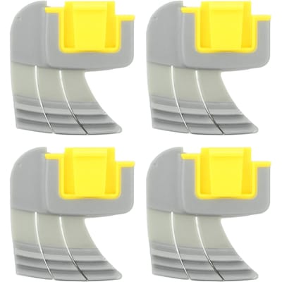 4pcs Brosses Cycloniques de Nettoyage Plastique Caoutchouc Pièces de Rechange pour Zodiac MX8 Mx6