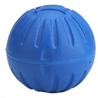 1 stuk EVA hondenbal speelgoed, bijtbestendig kauwspeelgoed, interactieve ballen voor huisdieren(blauw) blauw