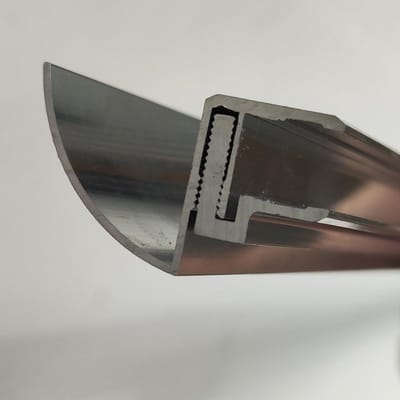 Regengoot Aluminium - Dakgoot Glas - Waterafvoer Dak - Op Maat Te Knippen - 200 cm - Zilver