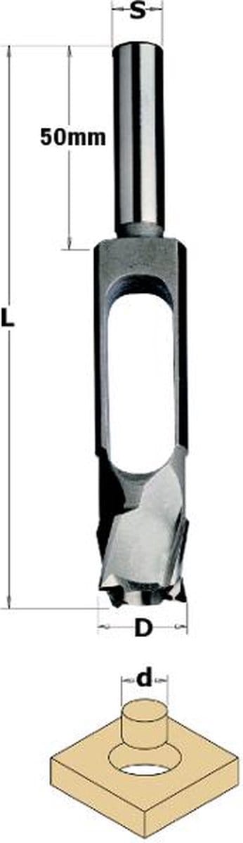SP proppenboor Ø 10 - Ø 20 x 140 mm. S=Ø13, Rechts draaiend