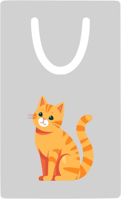 Hacebo® - Kat metalen boekenlegger - Katten - Dieren liefhebbers - Kater - huisdieren - dierendag Bladwijzer boekenleggers - 7.6 cm x 5cm