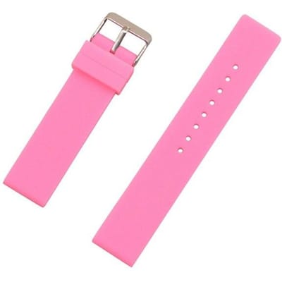 12mm 14mm 16mm 18mm 20mm 22mm 24mm Sport Silicone Bracelet de montre hommes femmes universel Bracelet en caoutchouc Bracelet de montre accessoires 14mm rose