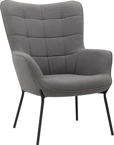 Boris-Loungestoel Antraciet Flavio