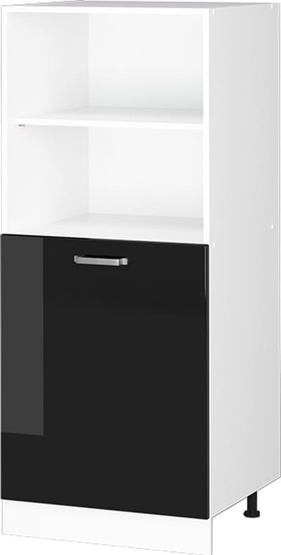 Vicco R-Line Universele voorraadkast – 60 cm met open vakken en deur Zwart hoogglans