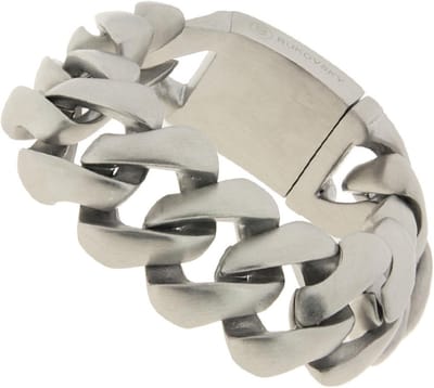 Bukovsky - Geborstelde Stalen Heren Schakelarmband - "Genius" - 20,5 cm - Gematteerd - Brush - Rvs - 316L Stainless Steel