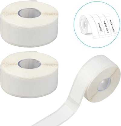 Zelfklevende Etiketten 40 x 12 mm, 480 Labels per Rol voor Kantoor, School en Thuisorganisatie, Perfect voor Labelprinting en Organisatie