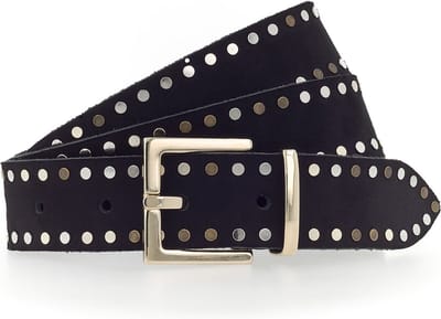 Tamaris Riem Leather Belt W110 Black Zwart