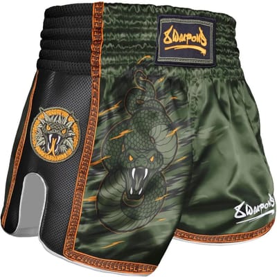Muay Thai Combat Shorts Viper Motief Kind 8 Weapons