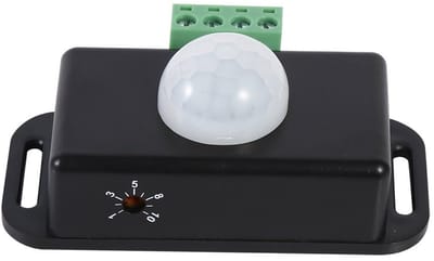Allecto - Led Module 12V Bewegingssensor - Infrarood Sensor - Eenvoudig te installeren - LED Lichtstrip Schakelaar - Automatische aan/uit functie -...
