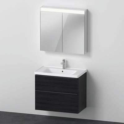 Duravit D-Neo furniture set with mirror cabinet 80 cm DE011601616