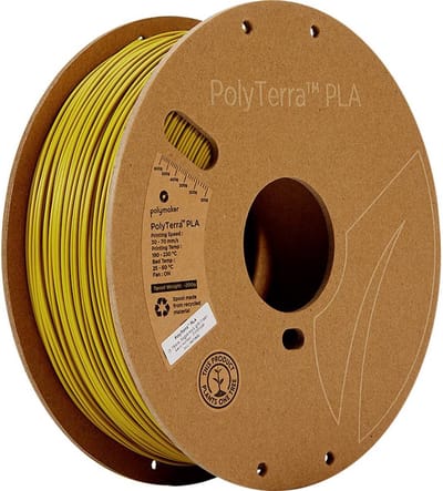 Polymaker 70958 PolyTerra Filament PLA kunststof Gering kunststofgehalte 1.75 mm 1000 g Legergroen 1 stuk(s)