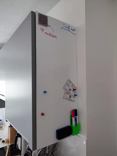 Magnetisch Whiteboard Behang - Beschrijfbaar en Afwisbaar | 60 Maten Beschikbaar | Ideaal voor Kantoor en Thuis