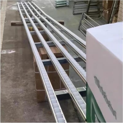 Transportband - Rolbaan - Goederen Verplaatsen - Lichtgewicht Constructie - 40x100cm - Zilver