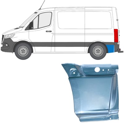 Reparatiepaneel achterspatbord voor Mercedes Sprinter 2018- / Links