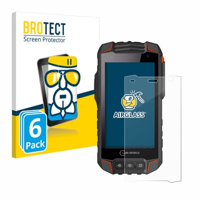 Screenprotector 6 Stuks voor i.safe MOBILE IS530.1 Beschermglas transparant