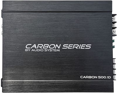 Audio System Carbon 500.1 D Mono 1-kanaals digitale mono-versterker 500 watt RMS Auto versteker ( 2 ohm )
