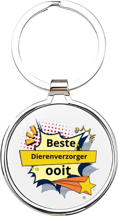 Akyol - de beste dierenverzorger ooit Sleutelhanger - Werk - de beste dierenverzorger - dieren - dierenverzorger - veearts - veterinair - vet - dier - beroep - dierendag - dierenliefhebbers - dierentuin medewerker - dieren oppas - 4 x 7,5 CM