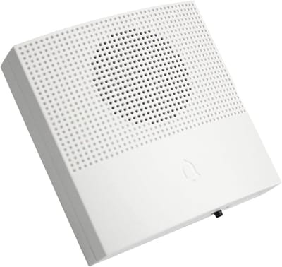 Deurbel Ring - Alarm Bel - Bezoekers Melder - 38 Melodieën - 10.7 x 9.7 cm - Zwart