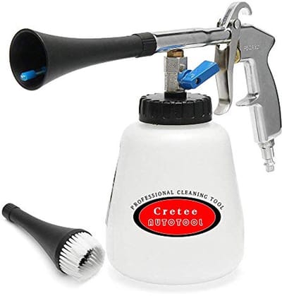 SnelShoppen - 1 L Auto Snow Foam Lance Reinigingsset met 2 Spuitmonden en Slangaansluiting voor Hoogdrukreiniging, Ideaal voor Auto en Tuin